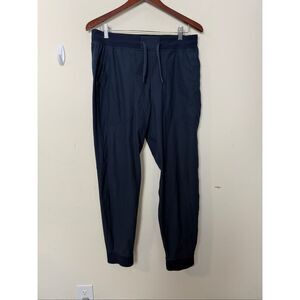 Lululemon Men’s ABC Jogger Shorter 28 Navy Blue Athletic Lounge Joggers Size L